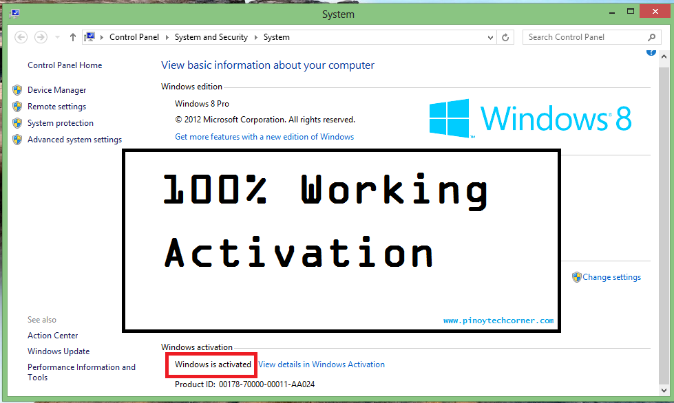 CRACK Windows 8 Pro 100% activation